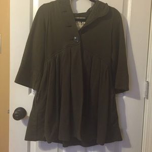 Olive free people hoodie