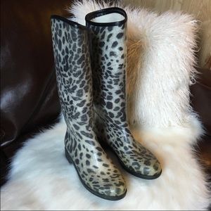 Däv Leopard Rain Boot