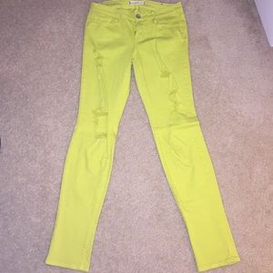 Lime Green Skinny Jeans