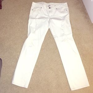 White Stretch Skinny Jeans