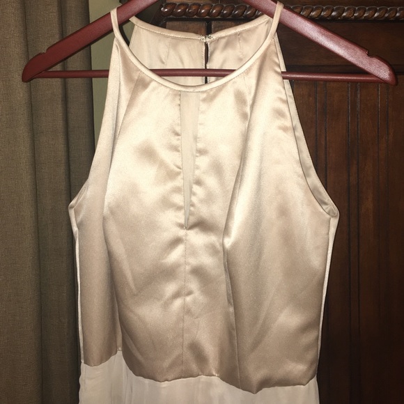 Champagne evening gown - Picture 2 of 4