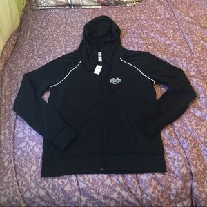 2 PINK full-zip hoodies bundle