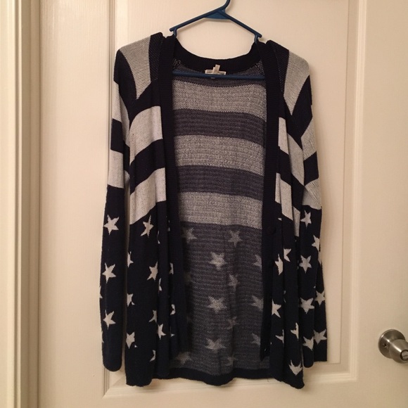 American flag cardigan