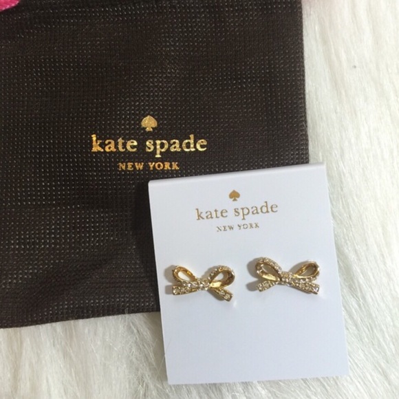 Kate Spade Pave Bow Earrings - Picture 4 of 4