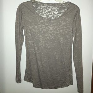 Gray Long Sleeve Shirt