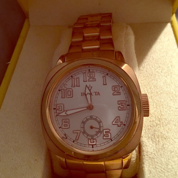 Rose Gold Invicta Watch