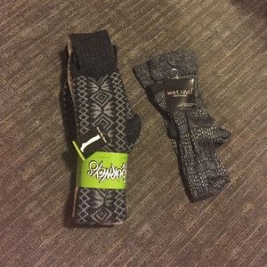 Journeys and Wet Seal over the knee style socks
