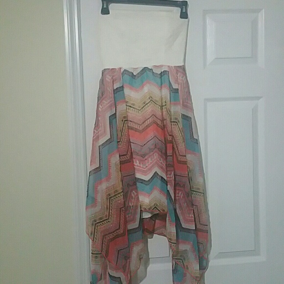 Strapless dress.  Medium.
