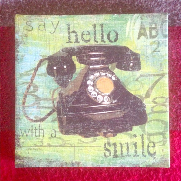 Other - Canvas Telephone Painting