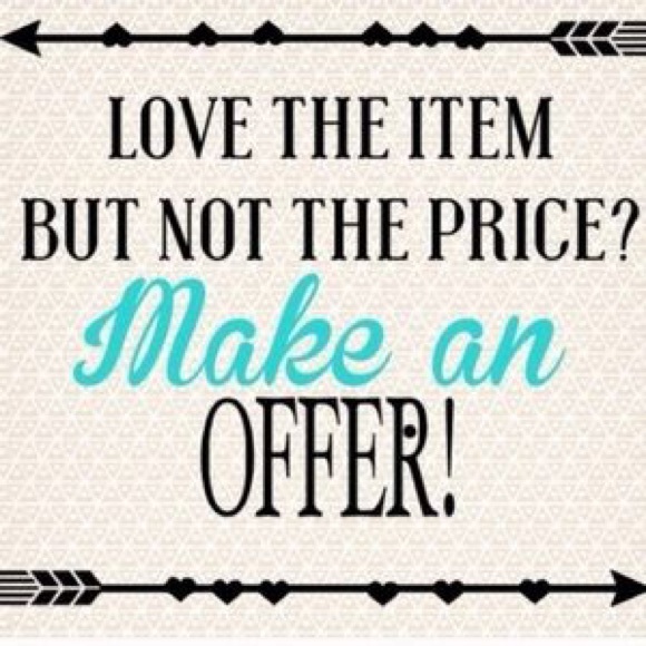 Make me an offer ☺️