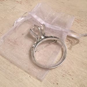 Diamond Ring Broach