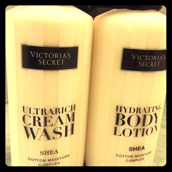 VS hydrating lotion and cream wash!