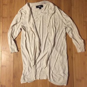 Cream 3/4 sleeve cardigan