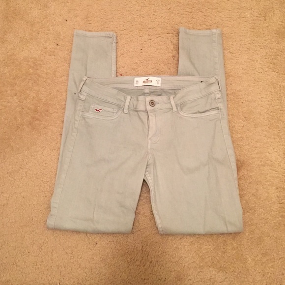 ⚡️Light Grey Hollister Jeans
