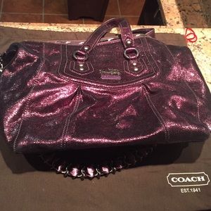 Sparkly Authentic Coach handbag