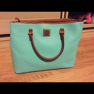 Brand new Dooney Willa Zip Satchel in mint.