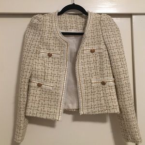 Chanel style tweed jacket