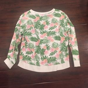 Hawaii pattern sweatshirt