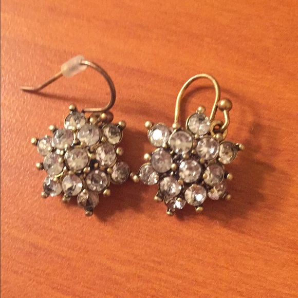 Diamond Snowflake Earrings