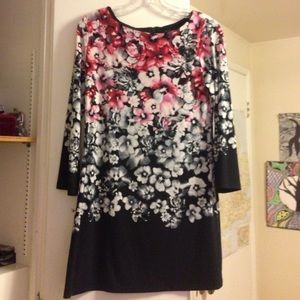 Floral Print Mini Dress