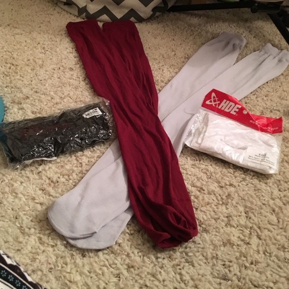 4-pack of thigh high socks