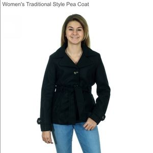 Women's traditional style pea coat