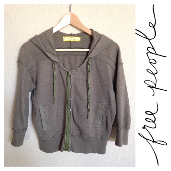 ⛔️SOLD⛔️ Free People Button Down Hoodie