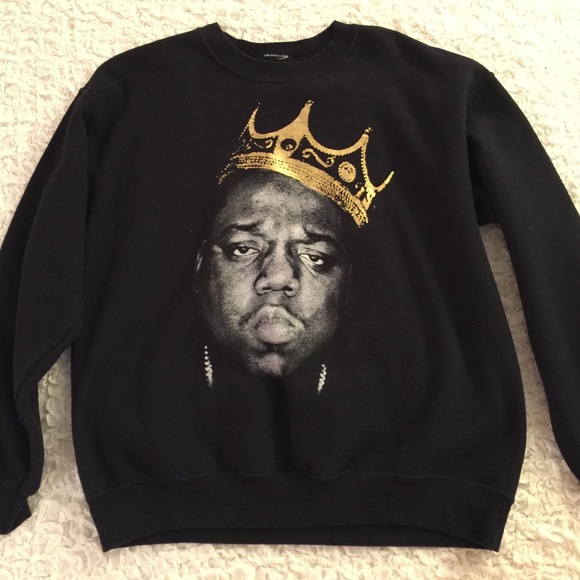 Notorious B.I.G. crew neck sweater
