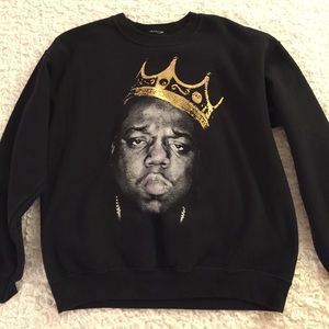 Notorious B.I.G. crew neck sweater