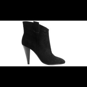 The perfect black suede booties!