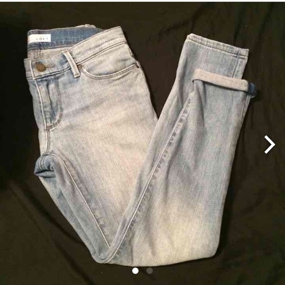 Ann Taylor LOFT petite relaxed skinny jeans
