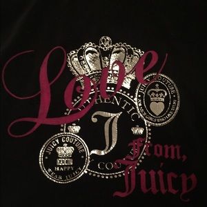 Juicy couture zip up hoodie Xl
