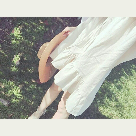 Korean fashion longsleeve high low ruffle dress - Picture 4 of 4