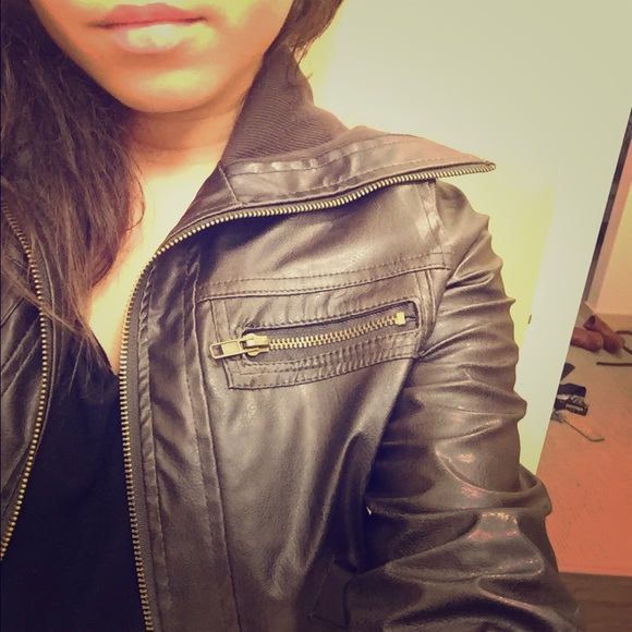 Jackets & Blazers - Faux Leather Jacket