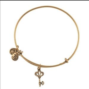 Alex & Ani Gold Key Bracelet