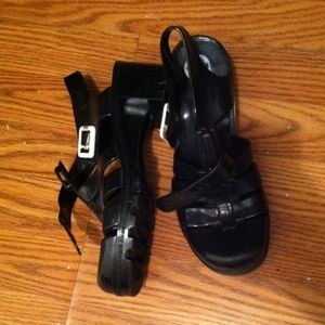Juju babe jellies in black from Urban Outfitters