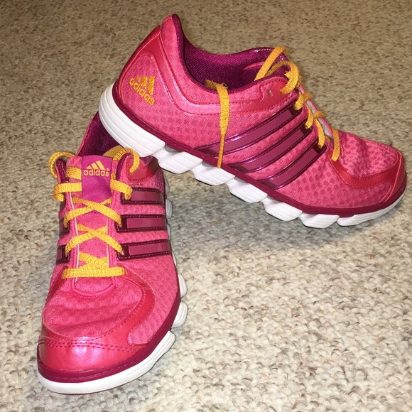 Adidas Shoes -neon pink/orange