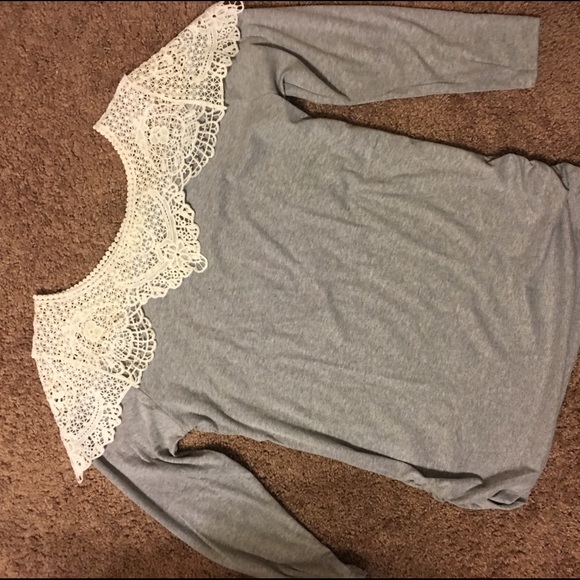 Lace top tunic