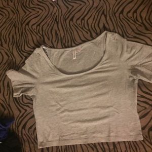Selling Crop tops, Blue and grey.