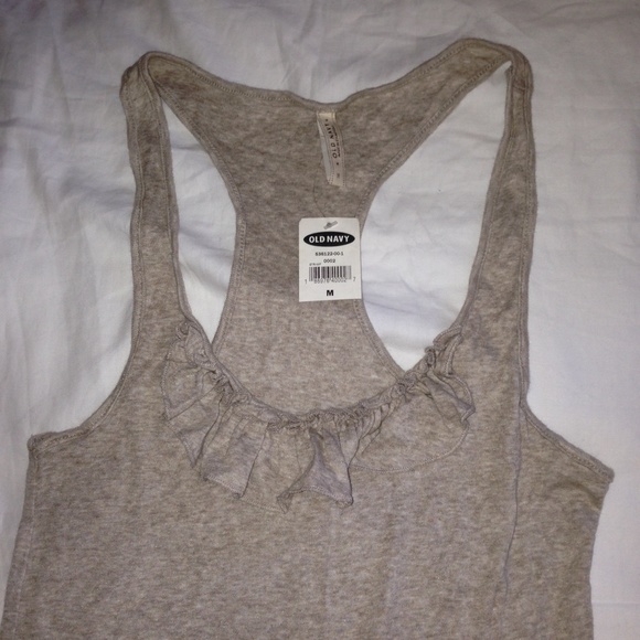 NWT Old Navy Long Ruffled Racerback Tank - Picture 3 of 4