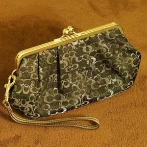 Coach wristlet clutch