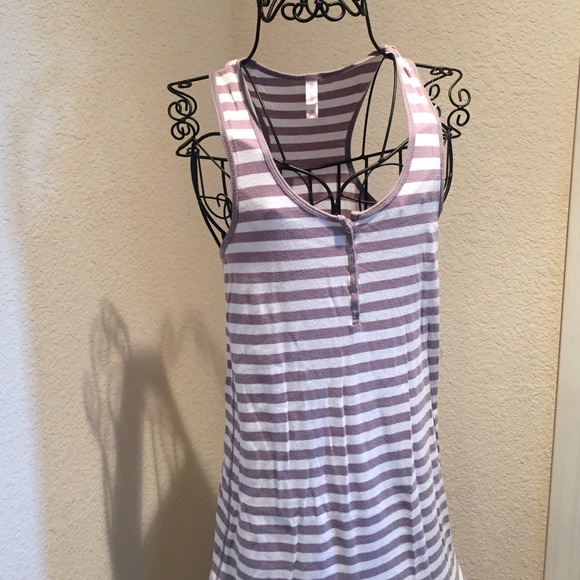 Casual striped maxi dress - Picture 3 of 4