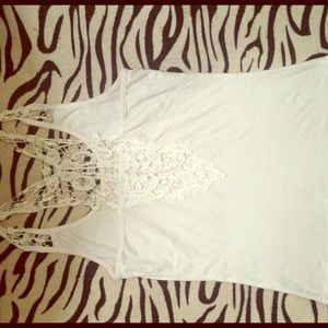 White tank top