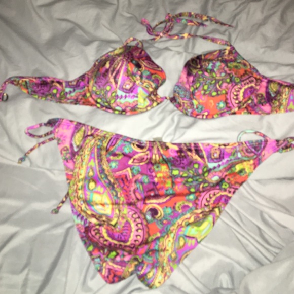 Victoria's Secret Paisley print bikini