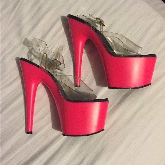 Pleaser black light platforms