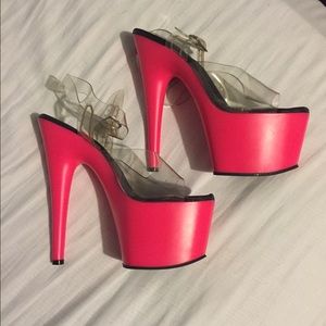 Pleaser black light platforms