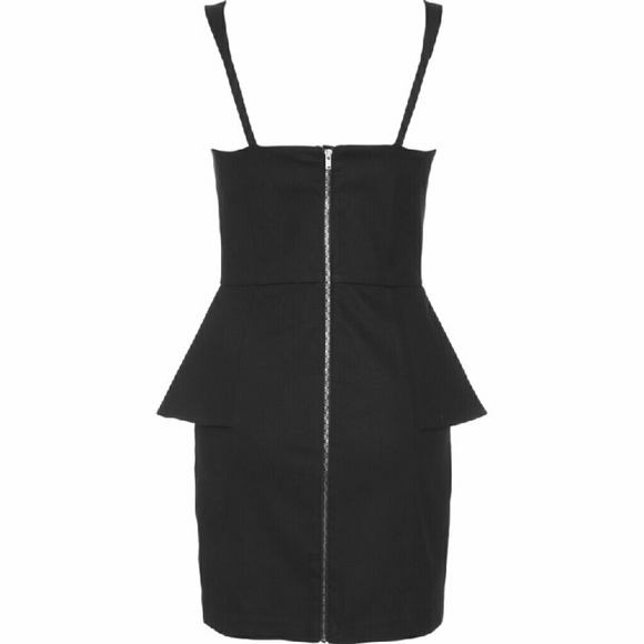 ***SOLD***Mason peplum mini dress Plunge cocktail - Picture 3 of 4