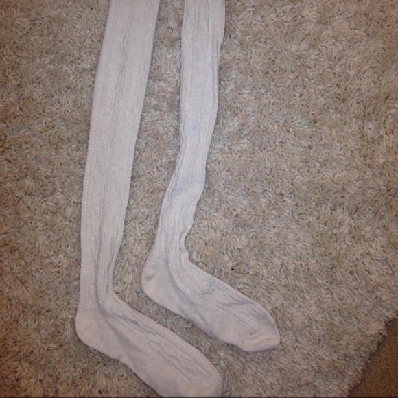 Free people thigh high socks