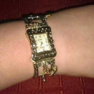 Inspirational cuff bracelet /watch