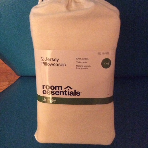 Brand New! 2 King Size Jersey Pillowcases!